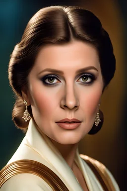[[extrem stunning photorealistic young Carrie Fisher as Princess Leia]] :: [[photorealistic brown eyes, head and shoulders portrait, 8k resolution photorealistic portrait by Annie Leibovitz, dynamic lighting, hyperdetailed, intricately detailed, triadic colors]]