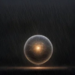 bow of rain, semisphere of energy plasma, spherical texture