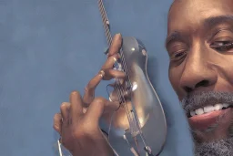 8k resolution digital illustration painting Ron Carter