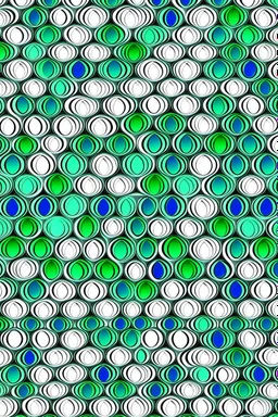 Seamless Green and silver Fishscale Pattern Shimmering Scales