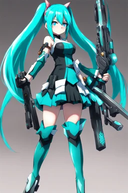 hatsune leeku with more big weapons