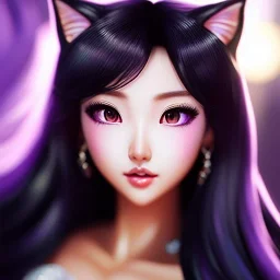 Ultra detailed fullbody Portrait in oil on canvas of AHRI- League of legends,extremely detailed digital painting, extremely detailed face, crystal clear eyes, mystical colors ,perfectly centered image, perfect composition, rim light, beautiful lighting,masterpiece ,8k, stunning scene, raytracing, anatomically correct, in the style of Seung Eun Kim and Steve Jung and Simon Bisley and uncannyknack.