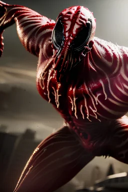 symbiote, carnage, suit, concept art, smooth, extremely sharp detail, finely tuned detail, ultra high definition, 8 k, unreal engine 5, ultra sharp focus, marvel