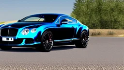 Luxury Bentley Continental GT Fast And Furious Tuning , Photorealistic, 4K, Ultra Detailed, Front Quarter View