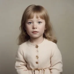 Blond Sissy spacek as a toddler, freckles,