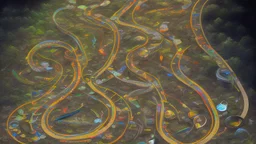 An image representing the journey of self-development and personal growth, depicting a long road stretching forward, symbolizing the sustainable path towards achieving personal goals and enhancing individual capabilities. The image conveys self-improvement and the pursuit of continuous enhancement through the fundamental steps presented in the article.