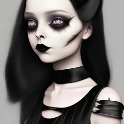 wednesday addams, wednesday addams hair, dark make up, gothic, black dress