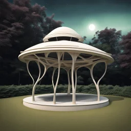 An alien gazebo.