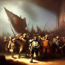 Rembrandt space marine battle