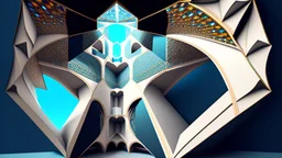 trompe l'oeil anamorphic dimensional hyperspace jeweled impossible architecture