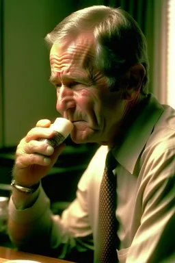 President George W. Bush snorting cocaine drinking alcohol mad magazine idiot mornin