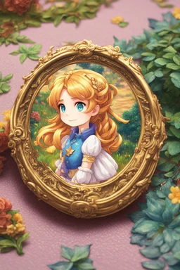 Pocket Mirror GoldenerTraum, stardew valley style