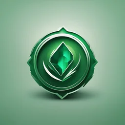 green cool logo modern emerald