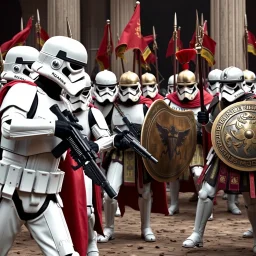 Imperial Stormtroopers meet Roman Legions