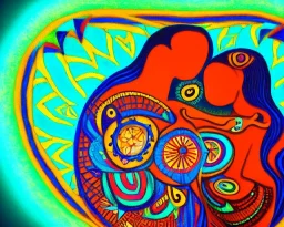 shamanic pattern soulmate lovers