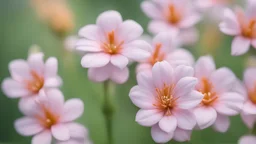 Nerium flowers, close-up, blurred background