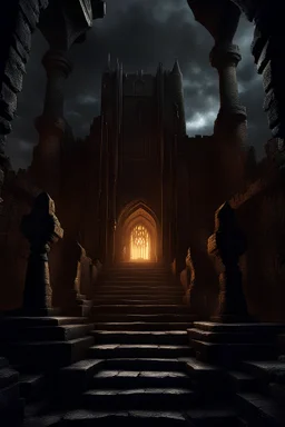 Dark Fantasy crypt Stormkeep