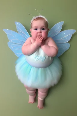 Cute and fat fairy baby