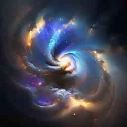 galactic crsytal object in space, cosmic glowing fog vortex, 8k resolution, photorealistic, ultra detailed