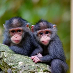 baby chimpans in a suite