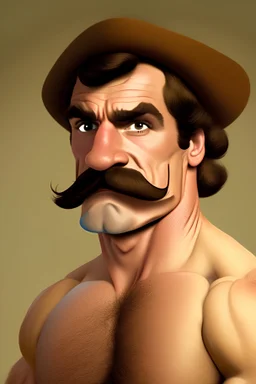 Macho manBrown Without mustache