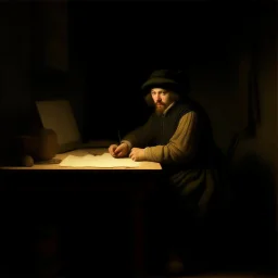 work station, by rembrant