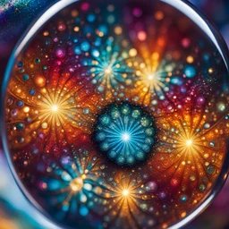 macro photo of a surreal pattern, sparkling magical fantasy glass, very detailed, amazing quality, intricate, cinematic light, highly detail, beautiful, surreal, dramatic, galaxy fantasy colors, <lora:SDXLFaeTastic2400:0.3>