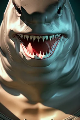 Shark-man, style, realistic photo, sweet, concept art, smooth, unreal engine 5, god lights, ray tracing, RTX, lumen lighting, ultra detail, volumetric lighting, 3d.