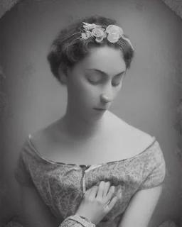 vintage style photos of women in a dresses, intricately detailed, realistic, beautiful, peaceful, 8k resolution, 1900s photograph retro dynamic lighting vignette sepia