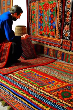 he Baloch people possess a rich artistic tradition encompassing unique painting styles, intricate embroidery, and masterful weaving. Baloch embroidery stands out for its elaborate designs and vibrant hues, while Balochi rugs and carpets are renowned for their durability and beauty.