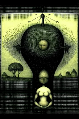 Surreal sinister weirdness Style by Duy Huynh and Clive Barker and Max Ernst, fractional reserve daydream <lora:SurrealHorror:0.6> , strange inconsistencies and absurdities, eerie, weird colors, smooth, neo surrealism, abstract quirks by Bruno Munari, album art