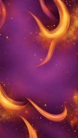 Hyper Realistic Brown-Purple-Maroon-&-Golden Groovy-Retro Grungy Multicolored-Brush-Stokes with glowing-fire-embers Background-Texture