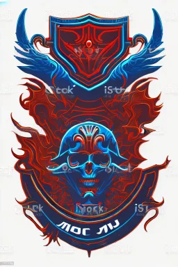 single hand in devil rock position, sticker logo vector art on white background, 4k