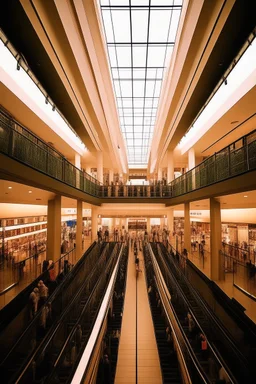 shopping mall holydays lowangle people