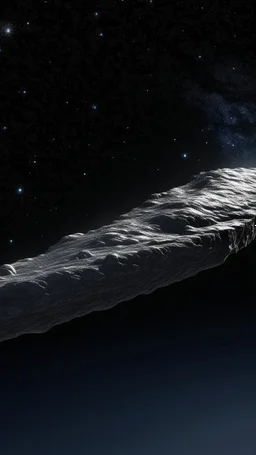 A comet looks like French Baguette