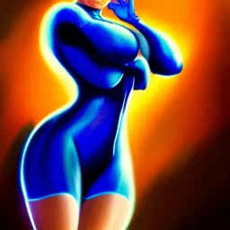 ultra detailed fullbody portrait of Beautiful busty invisible woman (fantastic 4) , extremely detailed digital painting, extremely detailed face,crystal clear eyes, in the style of Ken Kelley and robert e howard and Frank Frazetta and pablo oliveira,mystical colors,perfectly centered image, perfect composition, rim light, beautiful lighting,8k, stunning scene, raytracing