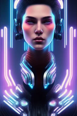 cyberpunk, head, men, portrai, tron