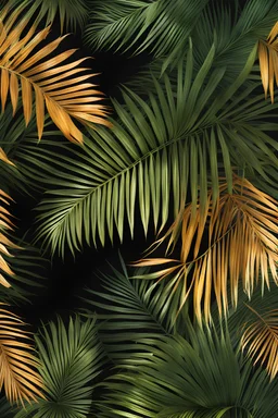Dance of Sunlit Palm Fronds on Crystal Waters, the most beautiful and detailed scene with 32k resolution, realistic light and shadow, very detailed scene with intricate details