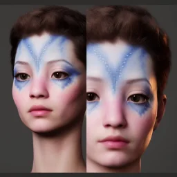 Wearing make up avatar in pandora