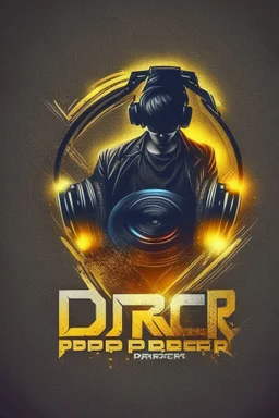 Dj producer creative logo