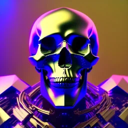 Mechanical skull, full body close up, soft light atmosphere, light effect，vaporwave colorful, concept art, smooth, extremely sharp detail, finely tuned detail, ultra high definition, 8 k, unreal engine 5, ultra sharp focus