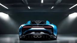 Bugatti Chiron UFO, REAR view, perfect model, perfect details, perfect everything