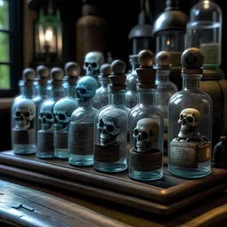 haunted machine for making ghosts in bottles