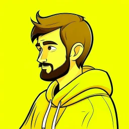 can you make a cartoon yellow profile picture