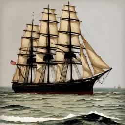 Ironclad Clipper Ship.