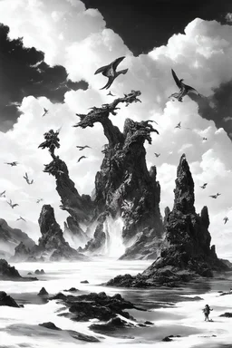 tom lee ethereum oracle of delphi seeing the future in the style of surrealism black and white