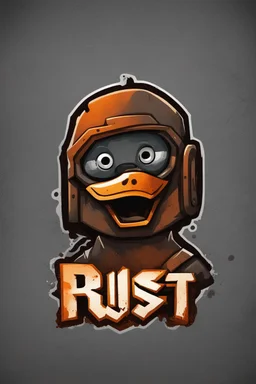Make a Logo For a Gaming youtuber that plays "Rust" Call Ducki1n