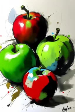 Apples by Anthony Lister