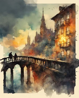 a collection of poems, a window into the world of fairy tales, a set of dreams, a light watercolor sketch, by Leonid Afremov & Benedick Bana & Atelier Olschinsky & Ian McQue