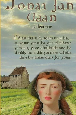 You are Joan, a farmer girl living in Domremy, a village in eastern France during medieval times. At the age of ten, you began to hear voices that you believed to be from the Lord. These voices told you to drive out the British soldiers from the Holy Kingdom of France. These voices also revealed future events to you, which impressed many people. As you spoke well, people listened to your advice. You have already convinced two famous soldiers, Jean de Metz and Bertrand de Poulengy,.